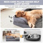 INVENHO Orthopedic Dog Bed - XL Washable Dog Sofa with Egg-Crate Foam, Waterproof Lining and Non-Skid Bottom