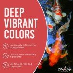 Blue Ridge Koi Fish Food 2lb - Koi Food 3/16” Large and Mini Blend Growth Formula, Goldfish Food, Premium Fish Food for Ponds, Ponds Fish Food, Floating Pond Pellets