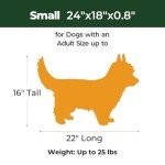 BALANCE Dog Crate Pad, Dog Foam Crate Mat Kennel Pad, Washable Water-Resistant Pet Bed Flat Dogs Cage Mat for Small Dogs