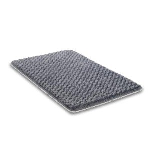 Dog Bed for Crate High Resilience Foam Crate Pad Mat for Medium Large Dogs Washable Anti-Slip,35" x 22",Dark Gray