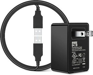 FITE ON Replacement 5V USB Cat Feeder Adapter for VOLUAS VL002 Automatic Pet Food Dispenser Charger Power Supply Cord