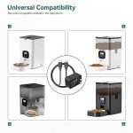 FITE ON Replacement 5V USB Cat Feeder Adapter for VOLUAS VL002 Automatic Pet Food Dispenser Charger Power Supply Cord