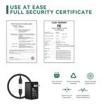 FITE ON Replacement 5V USB Cat Feeder Adapter for VOLUAS VL002 Automatic Pet Food Dispenser Charger Power Supply Cord