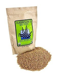 Harrison's Bird Foods Bird Food Adult Lifetime Fine Certified Organic Non-GMO Formula Bird Food 1lb