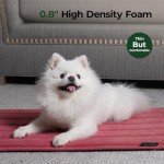 BALANCE Dog Crate Pad, Dog Foam Crate Mat Kennel Pad, Washable Pet Bed Flat Dogs Cage Mat for Small Dogs