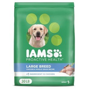 IAMS Proactive Health Large Breed Adult Dry Dog Food with Real Chicken, 30 lb. Bag