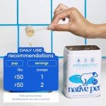 Native Pet Probiotics for Dogs - Dog Probiotics Powder for Digestive Health, Gut Support, & Immune Boost – Vet-Formulated Powder for Maximum Potency with Digestive Enzymes & Prebiotics - 30 Scoops