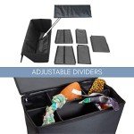 Dog Car Seat Extender with Storage - Gap Filler Platform for Large Dogs - Supports Up to 200 lbs - Car & SUV Travel Accessory