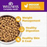 Wellness Complete Health Adult Dry Cat Food for Indoor Cats, Wholesome Grains, Natural, Chicken (5 Pound Bag)