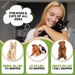 Billion Pets - Hemp Oil for Dogs and Cats - Helps with Anxiety, Pain, Stress, Sleep, Arthritis, Seizures Relief - Hip and Joint Support - Calming Drops Treats