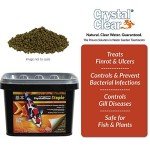 CrystalClear Staple Pond Fish Food for Healthy Koi & Goldfish, Protein Packed Floating Pellets for Summer Nutrition, Easy Digestion, 2.2 Pound Bag