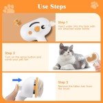 Pet Steam Brush for Dog & Cat – 3-in-1 Spray Hair Removal Comb – Steam for Shedding & Grooming – Water Brush for Long & Short Haired Pets – Spritz Defur Comb – Includes Waterless Shampoo