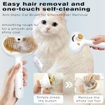 Pet Steam Brush for Dog & Cat – 3-in-1 Spray Hair Removal Comb – Steam for Shedding & Grooming – Water Brush for Long & Short Haired Pets – Spritz Defur Comb – Includes Waterless Shampoo