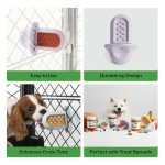 Diggs Groov Crate Training Aid for Puppies - Dog Crate Licking Toy and Puppy Training Aid - Safe, Calming Dog Enrichment Kennel Toy (Blush)