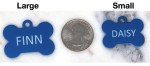 Pet ID Tag Custom for Dog Cat Personalized | Many Shapes and Colors to Choose from | Made in USA | Strong Anodized Aluminum