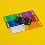 StayMax Aluminum Engraving Blanks Tags Stamping Blanks Tags Blank Dog Tag Pet ID Tag 25 Pieces (Black)