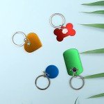 140pcs Pet ID Tag Set with 40pcs Colourful Blank Dog Tags Double Sided Aluminum Cat ID Tags，80pcs Stainless Steel Key Rings and 20pcs Pendants for Dogs Cats Pets Name Phone Number Craft Tag
