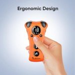 PawBehave Adjustable Ultrasonic Dog Trainer – World's First Variable Frequency Pet Behavior Corrector with 10 Level Ultra Sound, 18 Dog Whistles, Anti-Bark Flashlight, Humane Dog Deterrent (Orange)