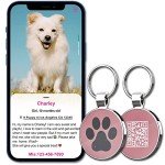MYLUCKYTAG ID Tags Dog Tags - Pet Online Profile - Scan Receive Instant Location Alert Email
