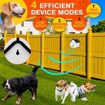 Anti Barking Device for Dogs, Ultrasonic Dog Bark Deterrent Devices Safe for Dogs, Dog Barking Control Devices Up to 50 Ft Range Dog Training & Behavior Aids, Anti Barking Device for Dogs Indoor