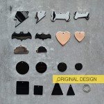 316 Surgical Grade Stainless Steel Personalized Dog & Cat ID Tags - Made with Three Thousand Love for Our Fur-Baby - Original Funny Shapes Heart, Engraved Name or Text for Pet Collar Accessories