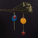 Framendino, 10 Pack Pet ID Tag Colorful Round Double Sided Anodized Aluminum Stamping Blanks Discs Dog Cat Name Phone Number Charm