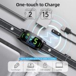 FAFAFROG Dog Bark Collar for Large Medium Small Dogs, Rechargeable Smart Bark Collar, Anti Barking Training Collar with 5 Adjustable Sensitivity Beep Vibration (Black)