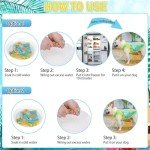 KOOLTAIL Dog Cooling Shirt Vest,2 Pack Sun Protection Dog Summer Clothes, Quick Dry Instant Cool Breathable Sleeveless Pet Hawaiian T Shirts Outfit for Small Medium Dogs Boy and Girl, Yellow S