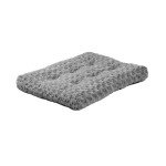 MidWest Homes for Pets Plush Pet Bed; Ombré Swirl & Cat Bed; Gray 17L x 11W x 1.5H - Inches for Toy Dog Breeds, 40618-SGB, 18-Inch