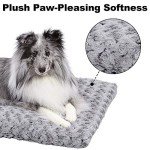 MidWest Homes for Pets Plush Pet Bed; Ombré Swirl & Cat Bed; Gray 17L x 11W x 1.5H - Inches for Toy Dog Breeds, 40618-SGB, 18-Inch