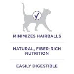 Purina ONE Natural Cat Food for Hairball Control, +PLUS Hairball Formula - 7 lb. Bag