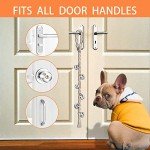 GINIDEAR Dog Bells to Go Outside & Puppy Potty Training, Adjustable Dog Door Bell Ring to Go Potty, Handmade with Premium Yarn. Twisted Style, Beige