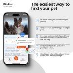 ilFindYou Dog Tags Personalized, QR Code Pet ID Tags for Dog Collar, Online Profile, Scan Location Alerts, Black