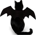 ISMARTEN Bat Wings Costume, Small, Black Felt, for Dogs & Cats, Halloween Pet Apparel