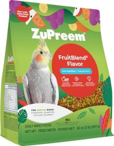 ZuPreem FruitBlend Medium Bird Pellets - 2 lb