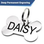 GoTags Stainless Steel Pet ID BowTie Tag