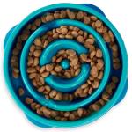 Outward Hound Slow Feeder Dog Bowl - Turquoise