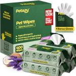 Lavender Scented Organic Dog Wipes - 400 Count