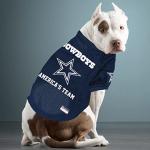 NFL DALLAS COWBOYS RAGLAN JERSEY "America's Team" - Medium. CUTEST FOOTBALL JERSEY for DOGS & CATS