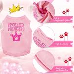 Reginary 8 Pieces Girl Dog Clothes for Small Dog Puppy Shirts Printed Pet Outfit Sweat Soft Pullover Cute Dress Female Clothes Outfits Small Doggie Cats(Vivid Pattern,Size S)