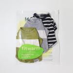 Fitwarm 3 Pack Color Block Striped Dog Shirt, Summer Dog Clothes for Small Dogs, Breathable Lightweight Pet Tshirt with Sleeves, Chihuahua Outfit, Oliver Green, Grey, Black, XS