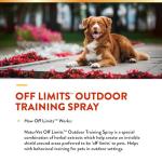NaturVet Off Limits Pet Training Spray for Dogs & Cats – Deters Pets from Outdoor Areas – Includes Herbal Extracts – Non-Staining Sprays for Training Pets – 32 Fl. Oz.