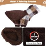 Chihuahua Clothes Fleece Dog Hoodie Winter Puppy Clothes for Small Dogs Boy Small Dog Sweater Soft Stretchy Puppy Sweaters for Extra Small Dogs Pet Apparel, Medium