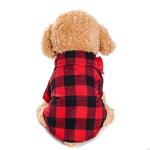 Tongcloud 3 Pack Plaid Puppy Cat Shirt Cute Cat Shirt Dog Shirt for Extra Small Dogs Cats Birthday Party and Holiday Photo