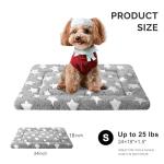 Dog Bed Mat - Dog Crate Pad - Reversible Dog Mat for Pet Comfort - Soft Bed Crate Pads with Dual-Sided Design for All Seasons - Durable, Machine Washable Mat for Crates, Travel, and Home