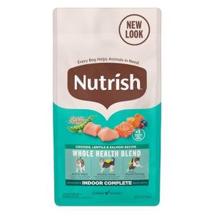 Nutrish Indoor Complete Dry Cat Food, Chicken, Lentils & Salmon Recipe (Rachael Ray), 3 lb. Bag