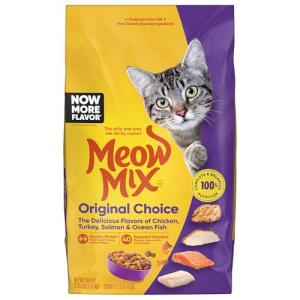 Meow Mix Original Choice Dry Cat Food, 3.15 Pounds