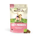 Pet Naturals Daily Probiotic for Dogs, Duck Flavor, 160 Chews - 120M CFUs Pre and Probiotics for Dogs Digestive Health, Gut Health, Immune Support, Diarrhea, Allergies and Itching
