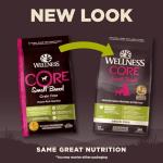 Wellness CORE Dry Dog Food, Small Breed, Grain-Free, High Protein, Natural, Healthy Weight Turkey & Chicken Recipe, (4-Pound Bag)