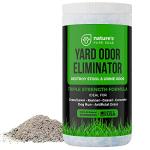 Nature's Pure Edge Yard Odor Eliminator. Perfect for Artificial Grass, Patio, Kennel, and Lawn. Instantly Removes Stool and Urine Odor. Long Lasting. Kid and Pet Safe.